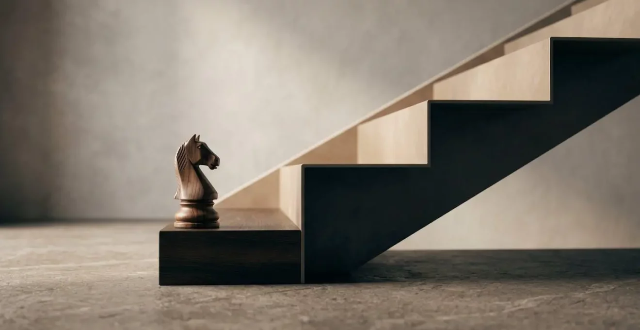 Représentation conceptuelle d'une évolution professionnelle stratégique